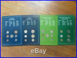 Coin & Stamp Card Collections 128' Of All Nations Sealed Mint Set Of 4 Volumes