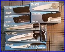 Cold Steel Knife LOT of 7 Knives All are New in Box