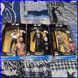 Collect Forever AEW Lot Of 3 CM Punk Sting Kenny Omega