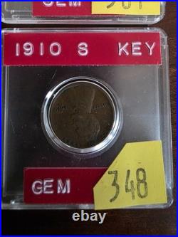 Collectable US Penny Lot of all 9 Pictured Items. Key Dates Like 1910 S Collectable US Penny Lot of all 9 Pictured Items. Key Dates Like 1910 S