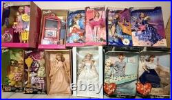 Collectible Barbie Dolls (Lot of 12) Various Dolls