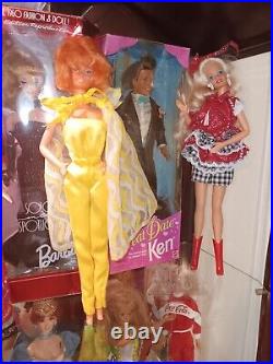 Collection Of Barbie Dolls Lot Of 50 Boxed And Unboxed 1990 And 1980s