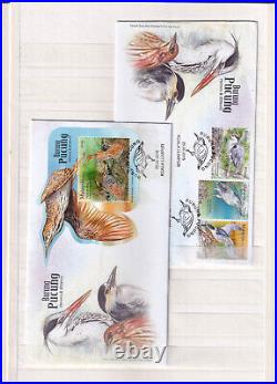 Collection Of Birds Stamps From Different Countries In Stock Book All Mnh