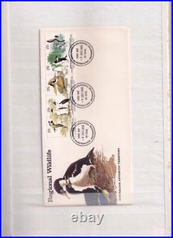 Collection Of Birds Stamps From Different Countries In Stock Book All Mnh