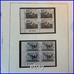 Collection Of Us Ducks All Stamps Never Hinged Mostly Blocks Four N784