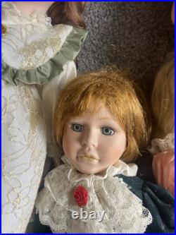 Collection of porcelain dolls 8 pieces
