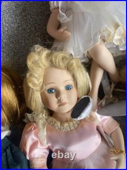 Collection of porcelain dolls 8 pieces
