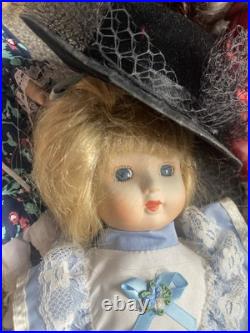 Collection of porcelain dolls 8 pieces