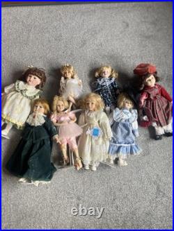 Collection of porcelain dolls 8 pieces