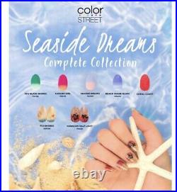 Color Street SEASIDE DREAMS COLLECTION! RETIRED RARE HTF? , All 7 Sets, MINT