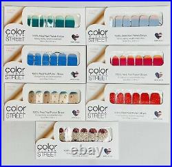 Color Street SEASIDE DREAMS COLLECTION! RETIRED RARE HTF? , All 7 Sets, MINT