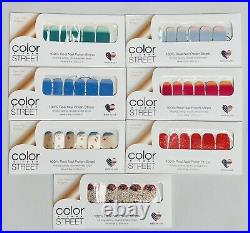 Color Street SEASIDE DREAMS COLLECTION! RETIRED RARE HTF? , All 7 Sets, MINT