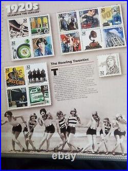Commemorative Stamp Collection Celebrate the Century 1900's-70's All Mint USPS