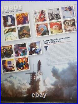 Commemorative Stamp Collection Celebrate the Century 1900's-70's All Mint USPS