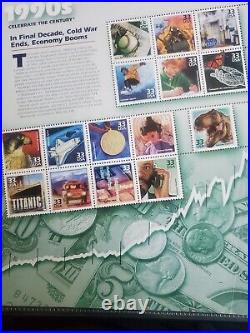 Commemorative Stamp Collection Celebrate the Century 1900's-70's All Mint USPS