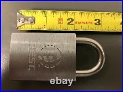 Commercial Grade Best Padlock Lot of 5 with Key 1 Key Fits all Locks