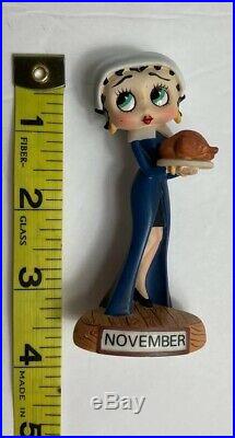 Complete Betty Boop Calendar Boppin Through The Year Danbury Mint All Figurines