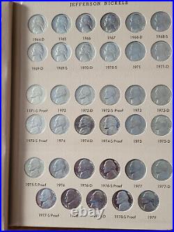 Complete Jefferson Nickel Collection 1938 through 2022. 245 coins in all