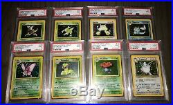 Complete Mint No Symbol error jungle Pokemon holo set PSA 9 all 16 Holos