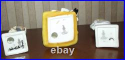 Complete Set Of 18 Royal Doulton Kate Greenaway & 2 Display Stands England Mint
