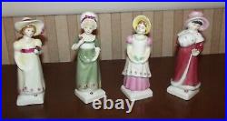 Complete Set Of 18 Royal Doulton Kate Greenaway & 2 Display Stands England Mint