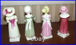 Complete Set Of 18 Royal Doulton Kate Greenaway & 2 Display Stands England Mint