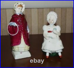 Complete Set Of 18 Royal Doulton Kate Greenaway & 2 Display Stands England Mint