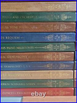 Complete Set of 50 Franklin Mint 100 Greatest Recordings of All Time Records Lot