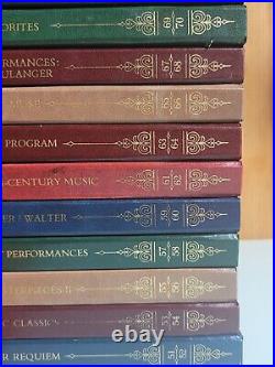 Complete Set of 50 Franklin Mint 100 Greatest Recordings of All Time Records Lot