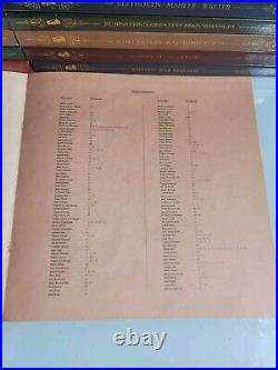 Complete Set of 50 Franklin Mint 100 Greatest Recordings of All Time Records Lot