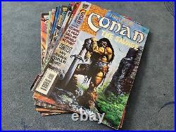 Conan The Savage #1-10 Marvel Comics Complete Set Simon Bisley Mid Low Grades
