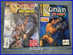 Conan The Savage #1-10 Marvel Comics Complete Set Simon Bisley Mid Low Grades