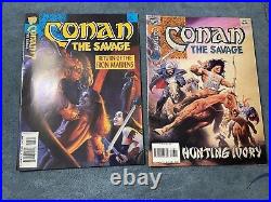 Conan The Savage #1-10 Marvel Comics Complete Set Simon Bisley Mid Low Grades