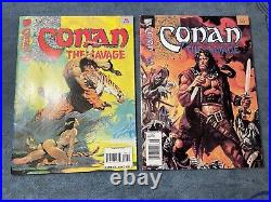 Conan The Savage #1-10 Marvel Comics Complete Set Simon Bisley Mid Low Grades