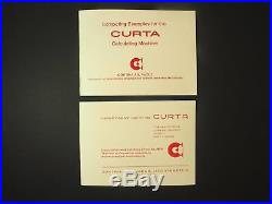 Curta Type II all metal Calculator 1961 withcan manuals NEAR MINT, PERFECT WORKING