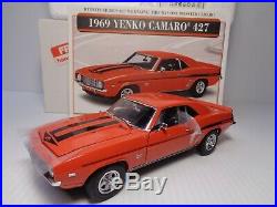 DANBURY MINT RARE 1969 CHEVROLET YENKO 427 CAMARO BNIB With ALL DOCS & BROCHURES