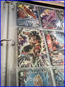 DBZ Collection Lot Of 250+ Cards ALL Holos & Binder Included