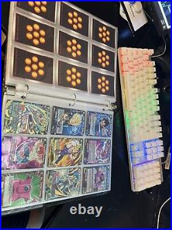 DBZ Collection Lot Of 250+ Cards ALL Holos & Binder Included