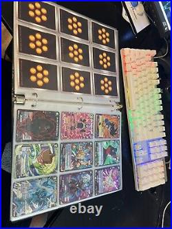 DBZ Collection Lot Of 250+ Cards ALL Holos & Binder Included