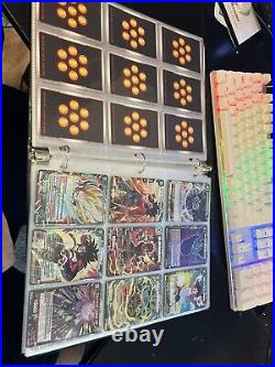 DBZ Collection Lot Of 250+ Cards ALL Holos & Binder Included