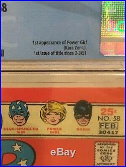 DC ALL STAR COMICS #58,61,70 CGC 9.4,8.5 1st App POWER GIRL, HUNTRESS LOT