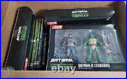 DC Collectibles Batman Vs Teenage Mutant Ninja Turtles Lot All 2-packs + extras
