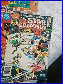 DC Comics All Star Squadron Lot of 51 Comics Estate Sale Find