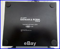 DC Direct All-Star Batman and Robin Full Size Statue Mint Condition