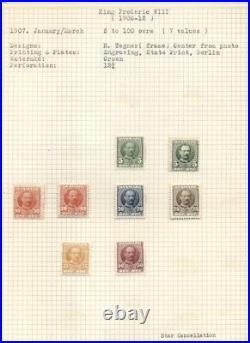DENMARK COLLECTION 1904-1980, all mint hinged, Scott $2,088 scroll- more pics