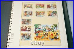 DISNEY 1980s WORLD COLLECTION OF 800+ STAMPS ALL MNH INCLUDING SOUVENIR SHEETS