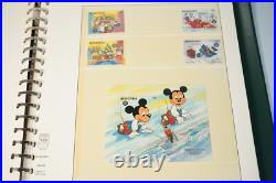 DISNEY 1980s WORLD COLLECTION OF 800+ STAMPS ALL MNH INCLUDING SOUVENIR SHEETS