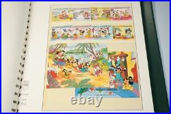 DISNEY 1980s WORLD COLLECTION OF 800+ STAMPS ALL MNH INCLUDING SOUVENIR SHEETS
