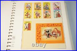 DISNEY 1980s WORLD COLLECTION OF 800+ STAMPS ALL MNH INCLUDING SOUVENIR SHEETS