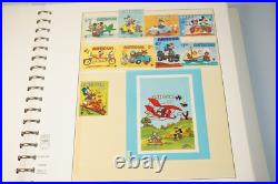 DISNEY 1980s WORLD COLLECTION OF 800+ STAMPS ALL MNH INCLUDING SOUVENIR SHEETS